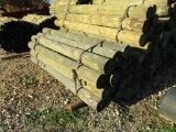 APPROX (24) 7'' X 8' TREATED FENCE POST