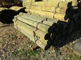 APPROX (24) 7'' X 8' TREATED FENCE POST