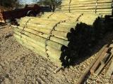 APPROX (100) 3'' X 7' TREATED FENCE POST