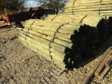 APPROX (100) 3'' X 7' TREATED FENCE POST