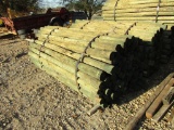 APPROX (100) 3'' X 7' TREATED FENCE POST