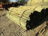APPROX (100) 3'' X 7' TREATED FENCE POST