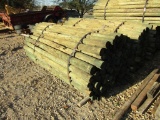 APPROX (100) 3'' X 7' TREATED FENCE POST