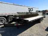 2022 24FT BUMPERHITCH FLATBED TRAILER