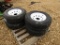 (4) NEW 225/75R15 TRAILER TIRES ON 6 LUG RIMS - ALL ONE PRICE