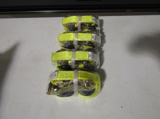 (4) 1'' X 15FT RATCHET STRAPS - 4X TIMES THE PRICE