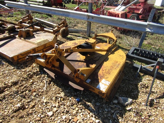 5FT WOODS BRUSHBULL BUSHOG W/ SLIP CLUTCH