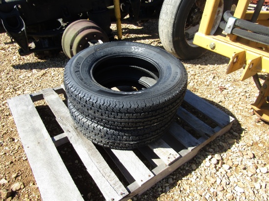 (2) NEW 205/75R15 TRAILER TIRES - BOTH ONE PRICE
