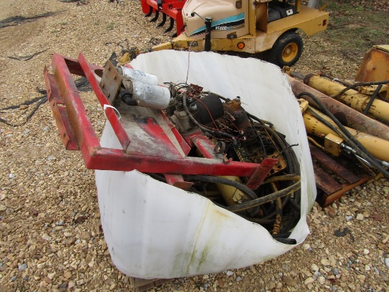 PALLET OF HYDRAULIC VALVES-HOSES-PARTS