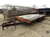 16FT PINALE HITCH TRAILER - NO TITLE