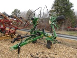 HT4102 PEQUEA 4 BASKET HYDRAULIC FOLD/TILT TEDDER