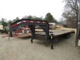 30FT GOOSENECK FLATBED TRAILER W/ TITLE