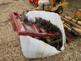 PALLET OF HYDRAULIC VALVES-HOSES-PARTS