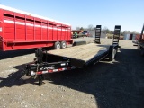 2023 22FT DELTA BUMPERHITCH FLATBED TRAILER - W/ TITLE