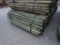 APPROX (100) 3'' X 7' TREATED FENCE POST