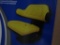 NEW YELLOW UNIVERSAL TRACTOR SEAT