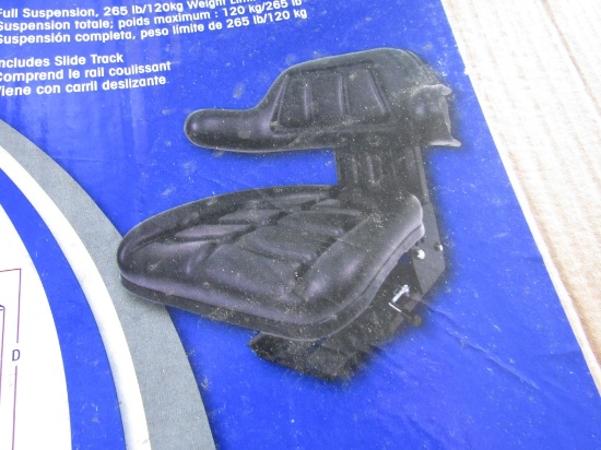 NEW BLACK UNIVERSAL TRACTOR SEAT