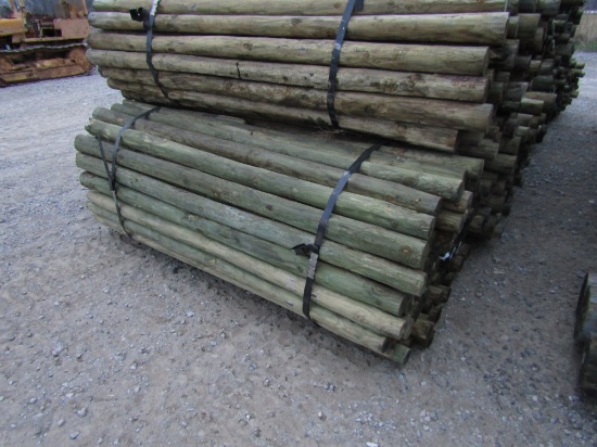 APPROX (100) 3'' X 7' TREATED FENCE POST