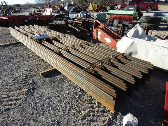 (20) 20FT CONTINOUS FENCE PANELS W/ COUPLERS - 20X TIMES THE PRICE