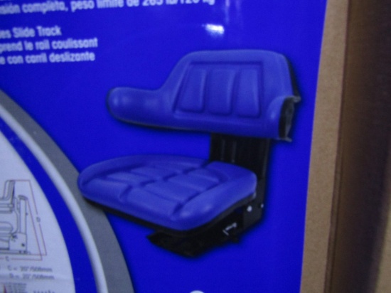NEW BLUE UNIVERSAL TRACTOR SEAT