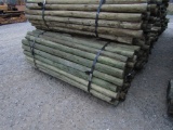 APPROX (100) 3'' X 7' TREATED FENCE POST