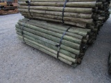 APPROX (100) 3'' X 7' TREATED FENCE POST