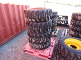 (4) NEW 12-16.5 SKID STEER TIRES - ALL ONE PRICE