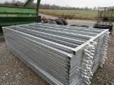 (8) 11FT HEAVY DUTY CORRAL PANELS W/ PINS - 8X TIMES THE PRICE