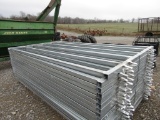 (9) 11FT HEAVY DUTY CORRAL PANELS W/ PINS - 9X TIMES THE  PRICE