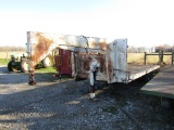 22FT GOOSENECK FLATBED TRAILER - NO TITLE