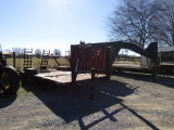 18FT GOOSENECK FLATBED TRAILER - NO TITLE