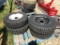 (4) 8 LUG TRAILER TIRES