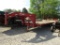 2002 26FT DELTA GOOSENECK FLATBED TRAILER - NO TITLE
