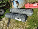 (2) ROLLS OF NEW WOVEN WIRE FENCE - 2X TIMES THE PRICE