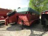 20FT GOOSENECK STOCK TRAILER - NO TITLE