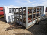 6.5X9 BUMPERHITCH LIVESTOCK TRAILER - NO TITLE