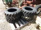 (4) NEW 12-16.5 SKID STEER TIRES
