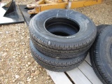 (2) NEW 225/75R15 RADIAL TRAILER TIRES