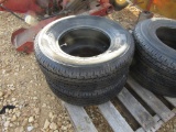 (2) NEW 225/75R15 RADIAL TRAILER TIRES