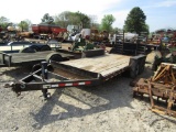 16FT PINALE HITCH FLATBED TRAILER