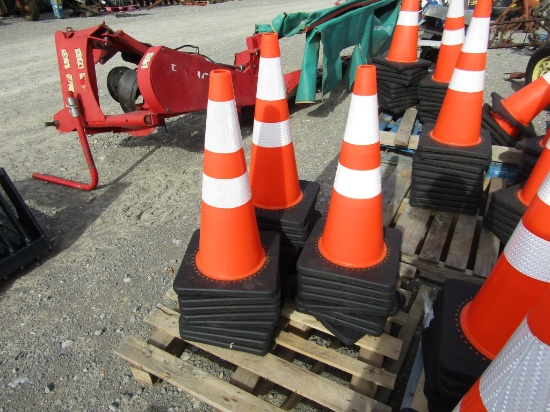 (25) NEW SAFETY CONES
