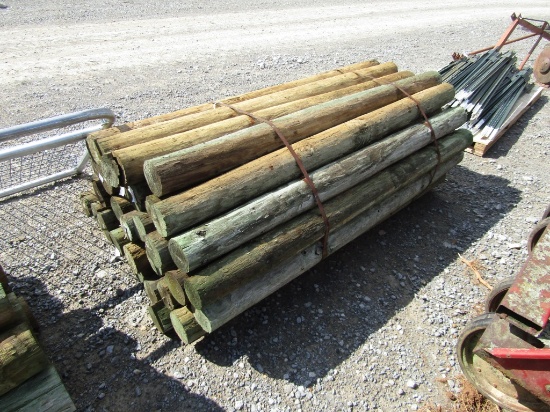 APPROX (36) 6.5FT FENCE POST