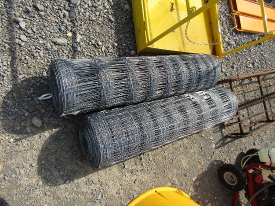 (2) ROLLS OF NEW WOVEN WIRE - 2X TIMES THE PRICE