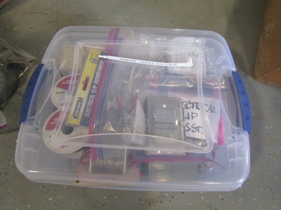 BOX OF ELECTRICAL ITEMS