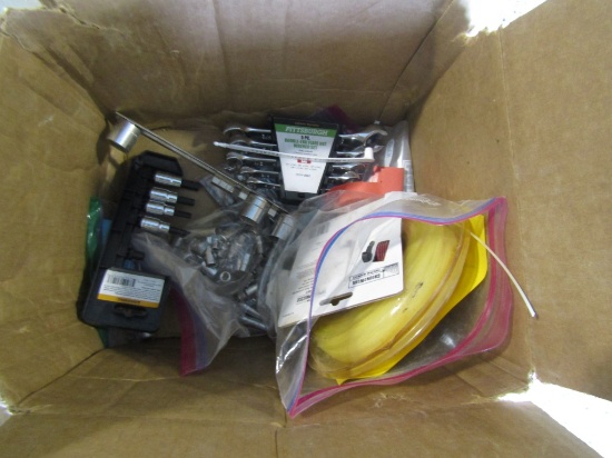 BOX OF SOCKETS & WRENCHES