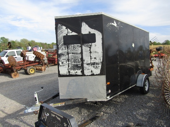 6X12 BUMPERHITCH BOX TRAILER - NO TITLE