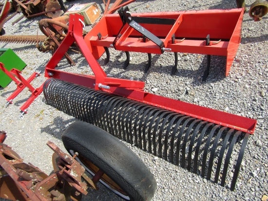 NEW 8FT TRI ROCK RAKE