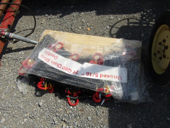 PALLET OF 8 NEW CHAIN SLINGS