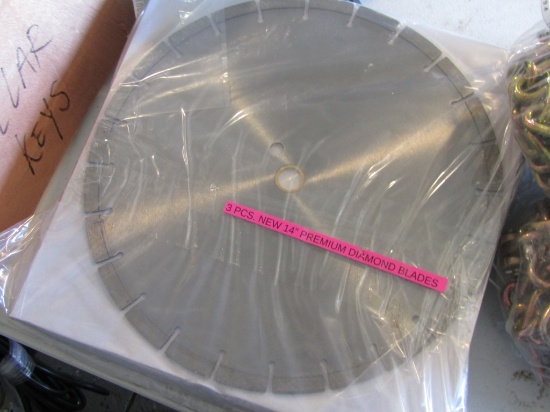 (3) NEW 14'' DIAMOND SAW BLADE