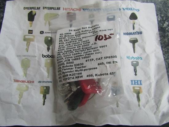 24PC EQUIPMENT KEY SET